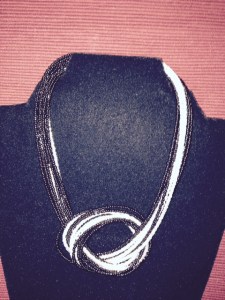 Necklace - beaded strands with loop 2