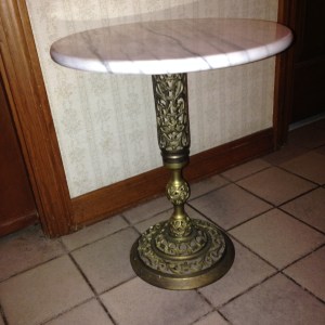 Marble Top Table 5