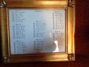 Seating Plan - Unknown 1