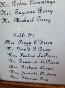 Seating Plan - Unknown 4