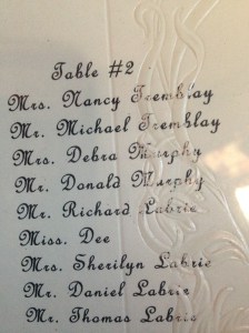 Seating Plan - Unknown 5