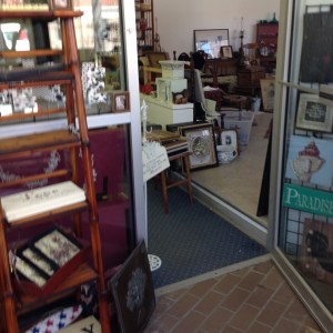 Looking into Heritage Collectibles from the Foyer - We Still Had Lots of Inventory to Move In