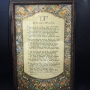 If, by Rudyard Kipling. My absolutely favoritest poem ever.