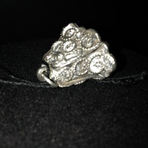 Pendant with Blue Stone, no chain $20 showing setting