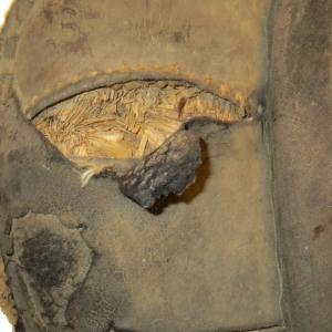 Antique Horse Collar Stuffed with Straw. This lovely antique horse collar stuffed with straw is quite in good shape considering the age & measures 24"h x 17"l! This would look great hanging on any wall.