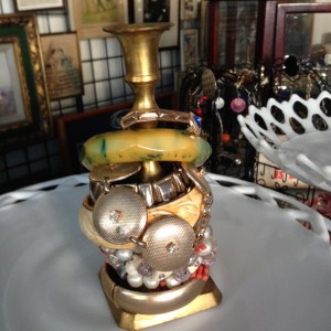 Single or twin candlesticks make great bracelet holders!