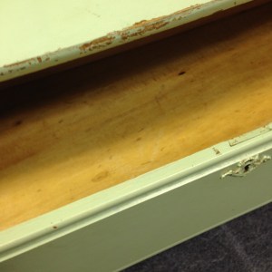 Inside the drawers - they are very clean.