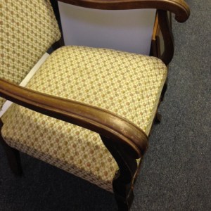 Chair, High Back - Yellow Upholstery - Side View, 2nd