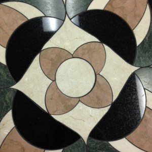 Tile Table, Close Up of Center