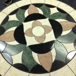 Tile Table, Close Up of Top