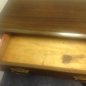 Chest, Small - 3 drawer + cabinet - top drawer