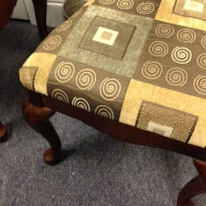 Dining Chairs - Formal, different fabric