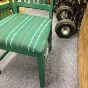 Dining Chairs - Green Stripe 2