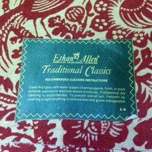 Ethan Allen Red Chair 5