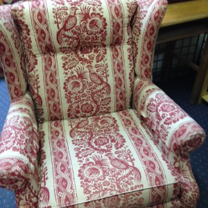 Ethan Allen Red Chair 7