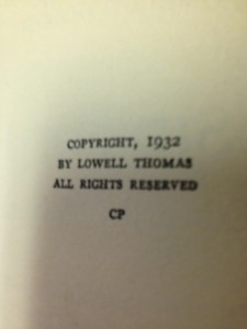 Lowell Thomas books 7