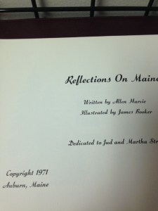 Reflections on Maine 3