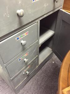 Country Cabinet in Blue 4