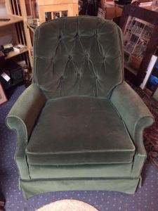 chair-green-velveteen