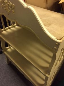 Small Hutch Top in Very Pale Yellow