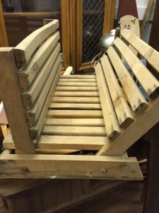 Rustic Magazine Rack or Fireplace Log Holder