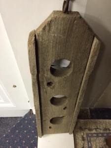 Rustic Wood Thingie with 3 Holes